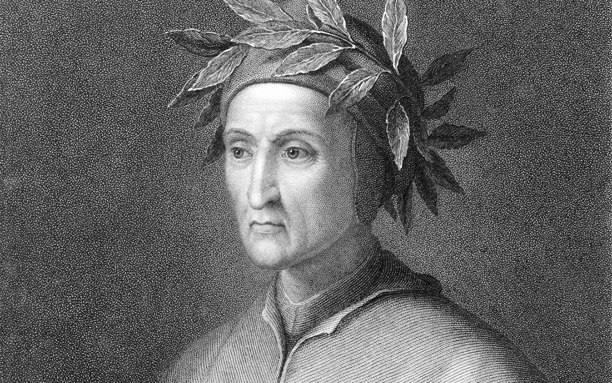 An illustration of  Dante Alighieri (photograph via Sreerama.S/Wikimedia Commons)